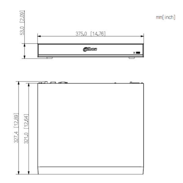 NVR 16ch 320Mbps H265 HDMI 8PoE (8ePoE/EoC) 2HDD E/S AI - Imagen 3