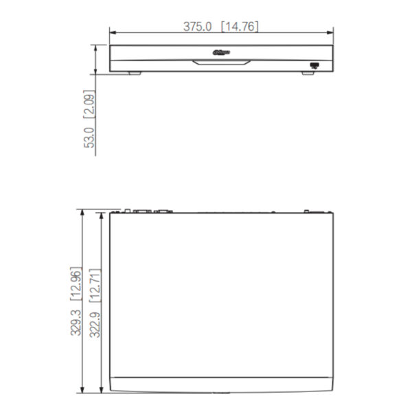 NVR 16ch 384Mbps H265 HDMI 16PoE 2HDD E/S AI - Imagen 4