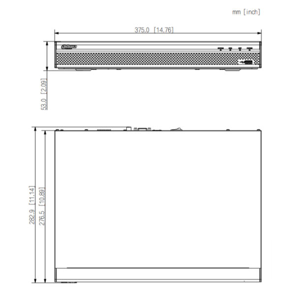 NVR 32ch 160Mbps 4K H265 HDMI 2HDD E/S - Imagen 4