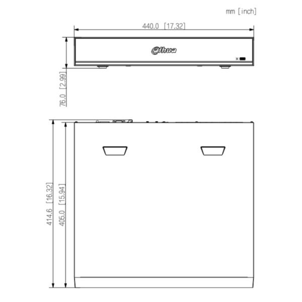 NVR 32ch 512Mbps 4K H265 2xHDMI 16PoE 4HDD E/S AI - Imagen 3