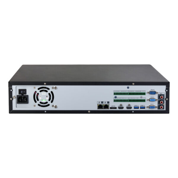 NVR 64ch 384Mbps H265 2xHDMI 8HDD E/S RAID 0/1/5/6/10 AI - Imagen 3