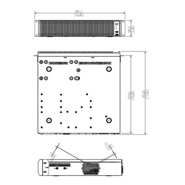 WizMind Intelligent Video Surveillance Server 2U 8HDD - Imagen 2