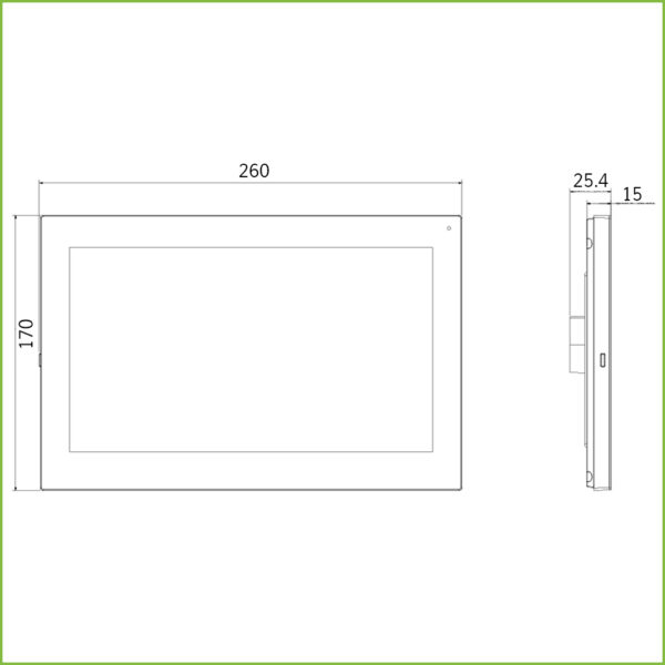 Monitor Android Interior 10" de Superficie para Videoportero IP WiFi PoE SD 8E 1S Alarma - Imagen 2