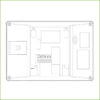 Monitor Interior 7" de Superficie para Videoportero IP Pantalla Táctil PoE SD 6E 1S Alarma Blanco - Imagen 3