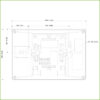 Monitor Interior 7" de Superficie para Videoportero IP Pantalla Táctil PoE SD 6E 1S Alarma Blanco - Imagen 4