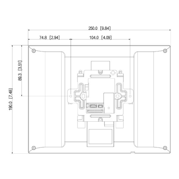 Monitor Interior 10" de Superficie para Videoportero IP Pantalla Táctil SD 6E 1S WiFi PoE - Imagen 4