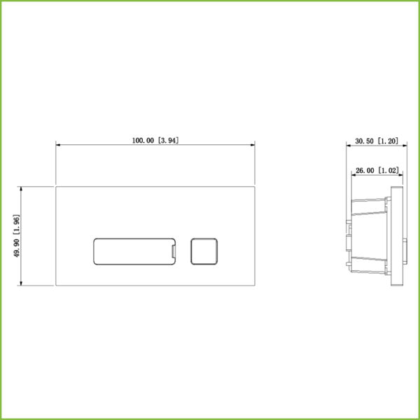 Estación Exterior Modular para Videoportero IP con 1 Botón para Series VTO4202F-X - Imagen 2