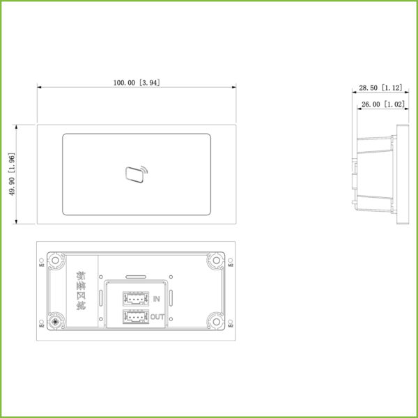 Estación Exterior Modular para Videoportero IP con Lector de tarjetas para Series VTO4202F-X - Imagen 2