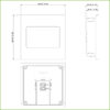 Estación Exterior Modular para Videoportero IP con Pantalla 3" para Series VTO4202F-X - Imagen 2