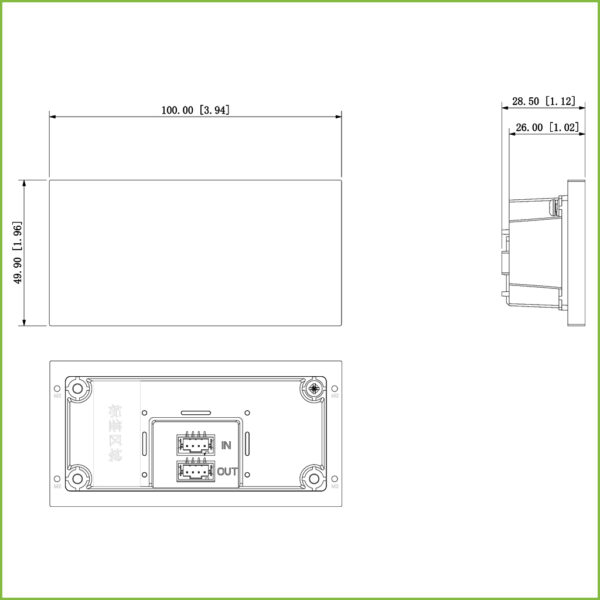 Estación Exterior Modular para Videoportero IP con Módulo vacío para Series VTO4202F-X - Imagen 2