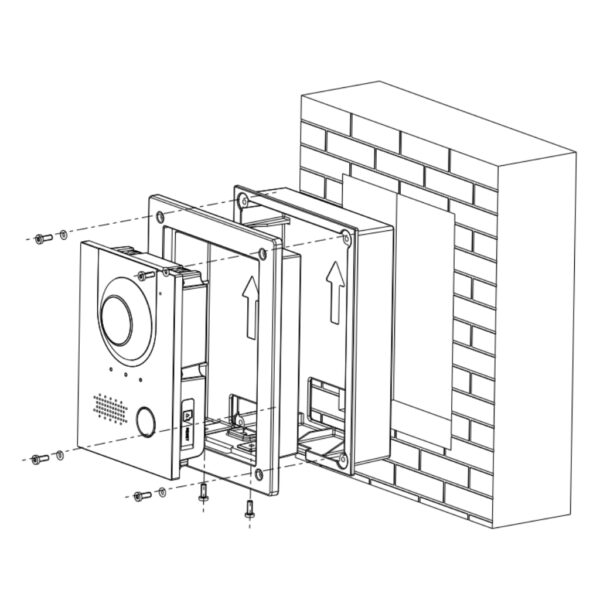 Caja de montaje para insertar para VTO220xF-P - Imagen 6