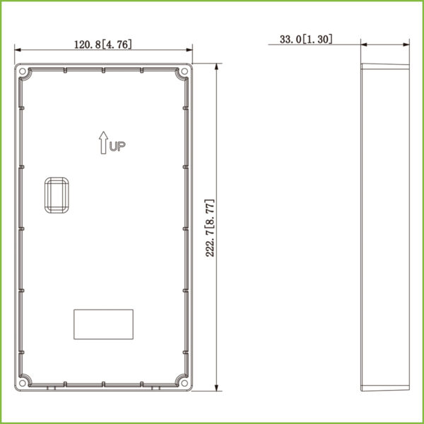 Caja de montaje para insertar para VTO322x1E-P / VTO622xE-P - Imagen 3
