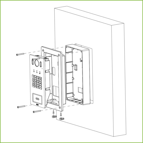 Caja de montaje para insertar para VTO322x1E-P / VTO622xE-P - Imagen 5