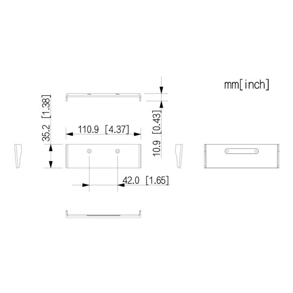 Accesorio de los videoporteros WiFi VTO33xxQ Series. Color Azul - Imagen 2