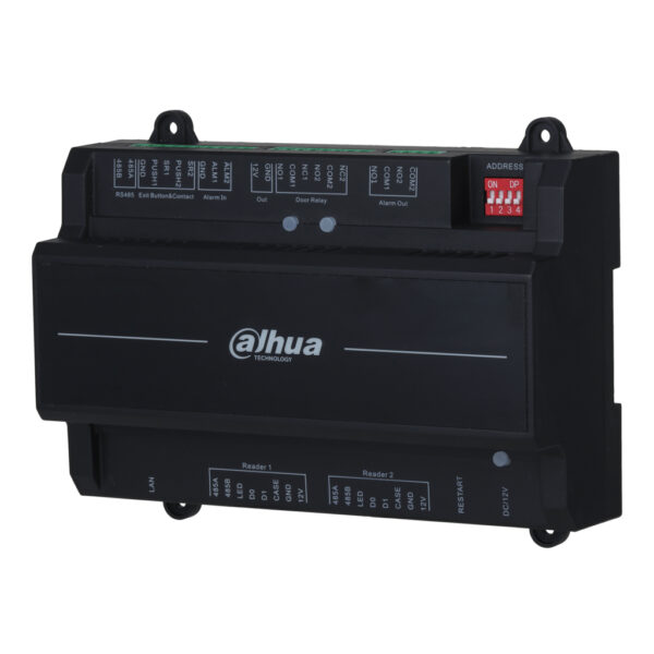Controladora 2 Puertas / 1 Dirección para Carril DIN IP Wiegand RS-485 - Imagen 2