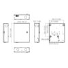 Controladora 4 Puertas / 1 Dirección en Caja Metálica IP Wiegand RS-485 - Imagen 2