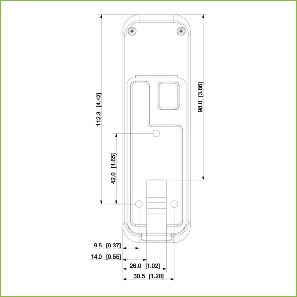 Lector Proximidad Mifare RS485 Wiegand IP66 + Teclado - Imagen 4