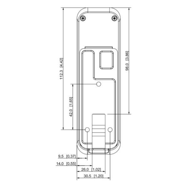 Lector Proximidad Mifare RS485 Wiegand IP66 Bluetooth - Imagen 5