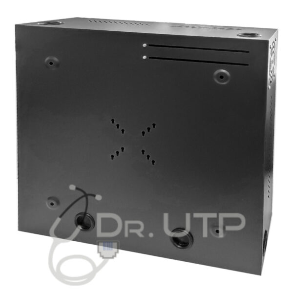 Arcón Vertical para grabador y pantalla con 2 llaves, ventilador y pasacables - Imagen 7