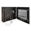 Arcón Vertical para equipos estándar rack de 19" 4U con 2 llaves, ventilador, pasacables y puerta con rejilla - Imagen 2