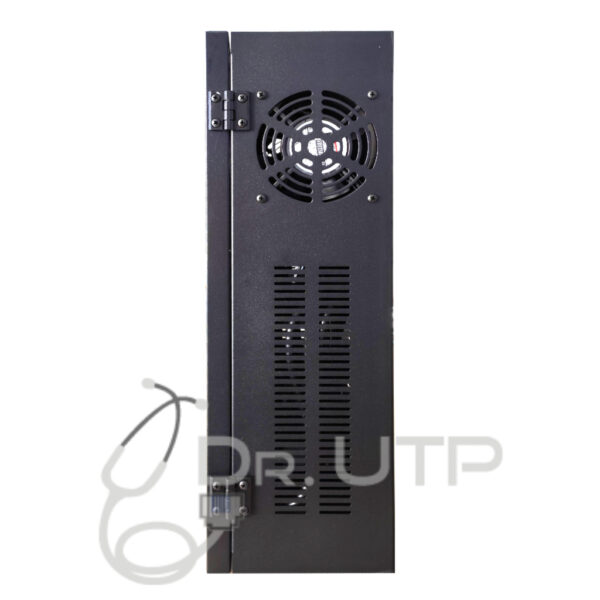 Arcón Vertical para equipos estándar rack de 19" 4U con 2 llaves, ventilador, pasacables y puerta con rejilla - Imagen 3