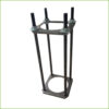 Báculo desmontable de 3,5m de altura en acero galvanizado de color gris con soporte para cámara y speed dome - Imagen 4