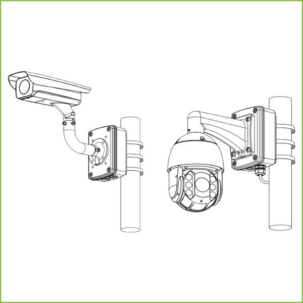 Caja conexiones IP66 para Domos motorizados series 4/5/6/8 - Imagen 3