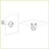 Caja conexiones impermeable para HFW4/5/6/10/11 HDW1/2/4/5/6/7/8 - Imagen 3