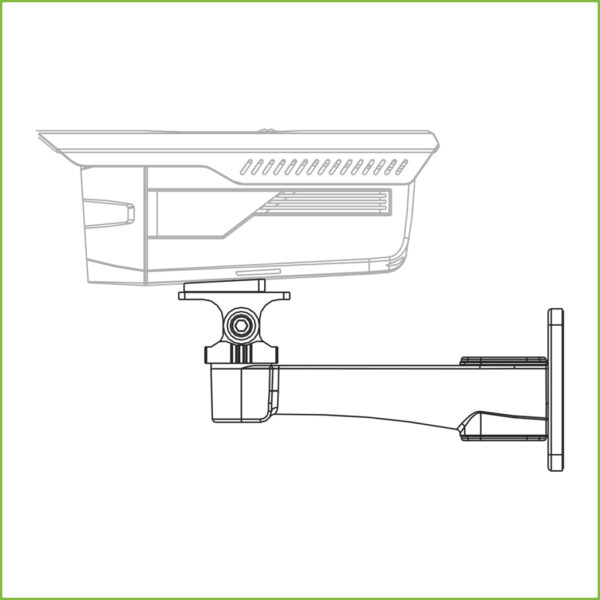 Soporte para montaje en pared para IPC-HFW3241DF-AS-4G e IP-HFxxx - Imagen 3