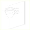 Soporte para montaje en pared para Domos HDBWxxExx y HDBWxxHxx - Imagen 3