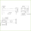 Soporte pared pasa-cable para carcasas de la serie PFH610V - Imagen 2