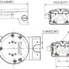 Soporte pared Anti-Corrosión para IPC-HDBW8232E-Z-SL - Imagen 2
