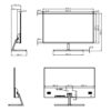 Monitor 27" Dahua LED VGA/HDMI 16:9 1080P - Imagen 3