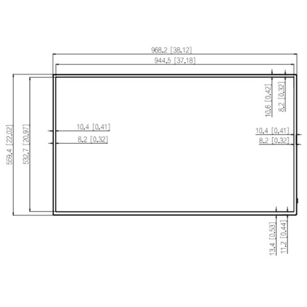 Monitor 43" Dahua para Seguridad 24/7 2xHDMI/2xUSB/VGA/AUDIO/RS-232 16:9 4K - Imagen 3