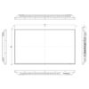 Monitor 43" Dahua para Seguridad 24/7 Metálico VGA/HDMI/DP/Audio/USB Multimedia/RS-232 16:9 4K - Imagen 4