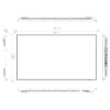 Monitor 55" Dahua para Seguridad 24/7 Metálico VGA/HDMI/DP/Audio/USB Multimedia/RS232 16:9 4K - Imagen 4