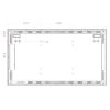 Monitor 55" Dahua para Seguridad 24/7 Metálico VGA/HDMI/DP/Audio/USB Multimedia/RS232 16:9 4K - Imagen 5