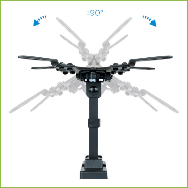 Soporte Pared Monitores 13"- 42" hasta 20Kg Inclinación +5°/-12° - Imagen 8