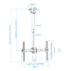 Soporte de techo para pantallas 37"-70" - Imagen 7