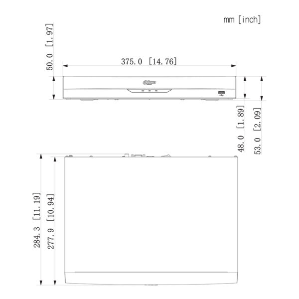 NVR 8ch 80Mbps H265 HDMI 2HDD AI - Imagen 4