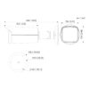 Tubular IP H265 2M DN WDR Starlight IR60m 2.7-13.5VFM IP67 PoE SD AI - Imagen 2
