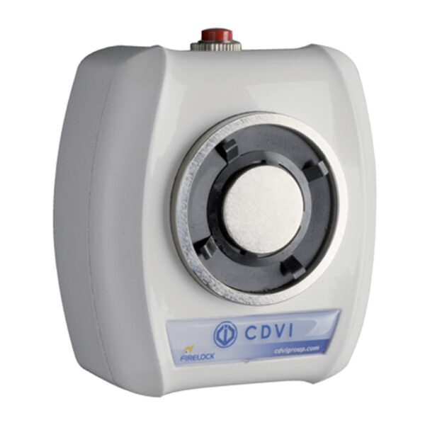 Retenedor electromagnético para puerta cortafuego 50Kg - 24Vdc