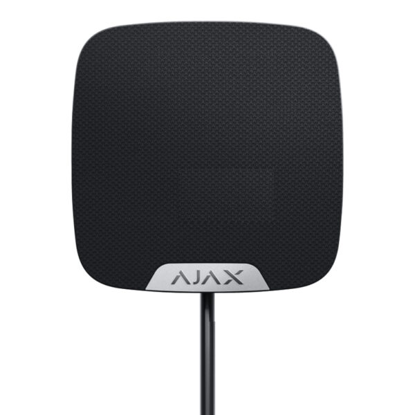 Ajax HomeSiren Fibra. Sirena interior 105 dB. Color negro. G3