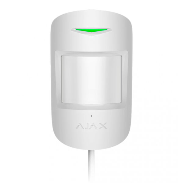 Ajax CombiProtect Fibra. Detector  PIR  y rotura de cristal cableado Fibra . Color blanco
