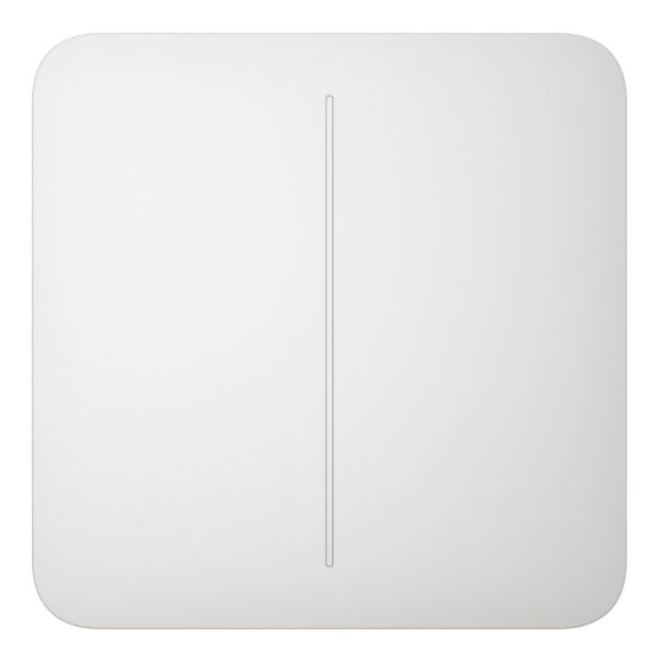 Ajax LightSwitch SoloButton 2-gang. Pulsador Doble. Color Blanco