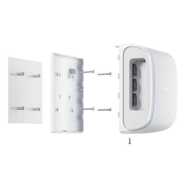 Soporte Ajax DualCurtain Outdoor. Color Blanco - Imagen 2