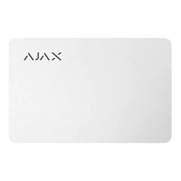 Ajax Pass. Tarjeta DESFire® compatible con KeyPad Plus. Color blanco. 1ud. Precio especial a partir de 10ud y a partir de 25ud