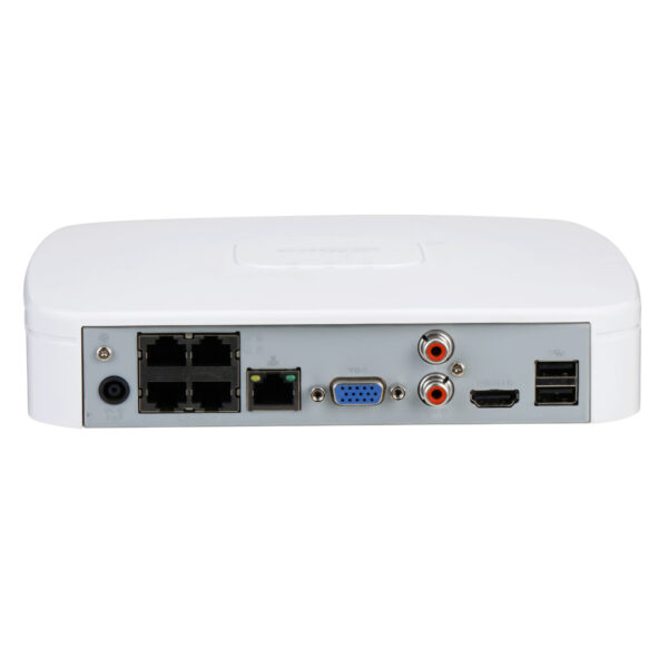 NVR 4ch 80Mbps H265 HDMI 4PoE 1HDD AI - Imagen 3