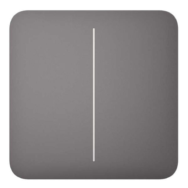 Ajax LightSwitch SoloButton 2-gang. Pulsador Doble. Color Gris