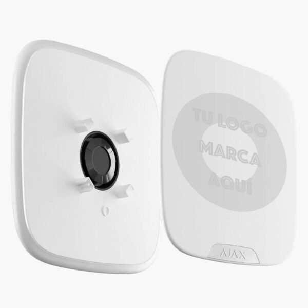 StreetSiren DoubleDeck + Brandplate con serigrafía PERSONALIZADA. Color Blanco. Pack de 10ud